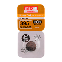 Батарейка Maxell 395/399 BL1 Silver Oxide 1.55V 0%Hg (1/10/100) 