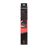 Коврик для мыши Defender Black M 360x270x3мм черный (1/40)