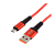 *Кабель GoPower GP02M USB (m)-microUSB (m) 1.0м 2.4A нейлон красный (1/200/800) 