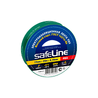 Изолента Safeline 19мм*25м ПВХ зеленый (10/160) 