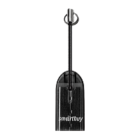 Картридер Smartbuy 710 USB2.0 microSD черный (1/20)