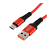 Кабель GoPower GP02T USB (m)-Type-C (m) 1.0м 2.4A нейлон красный (1/200/800)