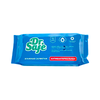 Влажные салфетки Dr.Safe 15шт. для рук антибакт.+без запаха (1/15)