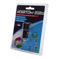 Зарядное устройство ROBITON QuickCharger/Auto (12-24V) + MicroUSB, 1м BL1 (1/20/40)