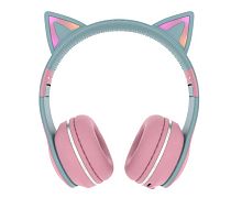 Наушники накладные MORE CHOICE HW25kids bluetooth 5.1 с микр. розовый