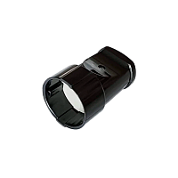 Розетка Прогресс Гнездо 10A Б/З Негорючий PP пластик черный (1/20/200)