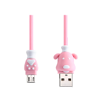 USB кабель REMAX Fortune (Micro) RC-106m Розовый