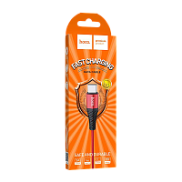 Кабель HOCO X38 USB (m)-Type-C (m) 1м 2.4A нейлон красный (1/30/300)