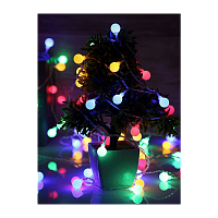 Гирлянда Космос 30LED 4.4м шарики нить 8 режимов ассорти (1/50) 