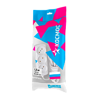 Удлинитель Космос 4р.Б/З 16A 50.0м ПВС 2x2.5мм² на катушке треуг. (1)