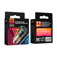 Автомобильное З/У GFPower A02PQ 1USB+1Type-C 38W PD,QC черный (1/98/392)