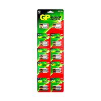 Батарейка GP LR6 AA BL20 (2*10) Alkaline 1.5V отрывные (20/120/720)