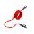 Кабель HOCO X39 USB (m)-microUSB (m) 1.0м 2.4A ткань красный (1/33/330)