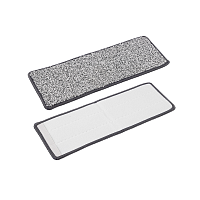 Насадка для швабры Рыжий кот Clean hands микрофибра 31.5х11.5см серый (1/10/200)