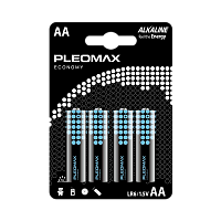 Батарейка Pleomax ECONOMY LR6 AA BL4 Alkaline 1.5V (4/24/480) 