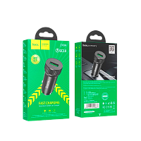 Автомобильное З/У HOCO Z49A 1USB 18W черный (1/13/130)