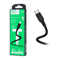 Кабель GFPower 23T USB (m)-Type-C (m) 2м 2.1A ПВХ черный (1/200/800)