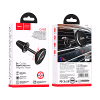 Держатель автомобильный HOCO CA69 в воздуховод магнит черный (1/108)