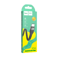 Кабель HOCO X34 USB (m)-Type-C (m) 1м 2.4A силикон черный (1/31/310)