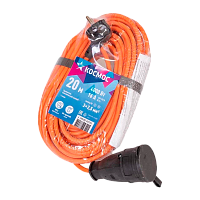 Удлинитель Космос УХз16 1р.С/З 16A 20.0м КГ 3х2.5мм² IP44 (1/5)