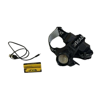 Фонарь налобный Без бренда HT-251-GT100 от аккумулятора 3 режима черный