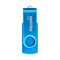Флеш-накопитель Smartbuy Twist 4GB USB2.0 пластик синий