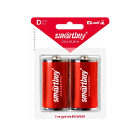 Батарейка Smartbuy LR20 D BL2 Alkaline 1.5V (2/12/96) 