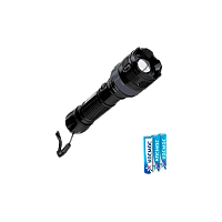 #Фонарь ручной Космос 122B 2WELD от батареек 3хААА IP44 3 режима черный/серый (1/12/72)