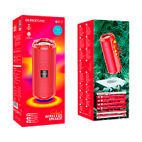 Портативная колонка Borofone BR15 bluetooth 5.0 microSD красный (1/50) 