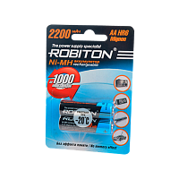 Аккумулятор ROBITON 2200MHAA-2 BL2 (2/50/200)