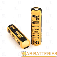 Аккумулятор ET ICR14500C  Protected 14.0*50.0, 800mAh, Li-Ion, в пластиковом боксе на 2шт (2/1000)