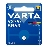 Батарейка Varta 379 (SR521SW) BL1 (на крючок) Silver Oxide 1.55V (1/10/100) 