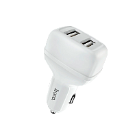 Автомобильное З/У HOCO Z36 2USB 2.1A белый (1/14/140)