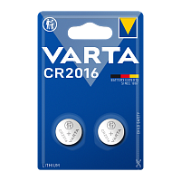Батарейка Varta ELECTRONICS CR2016 BL2 Lithium 3V (6016) (2/20/200)