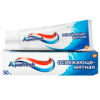 Зубная паста Aquafresh Освежающе-Мятная 50мл 