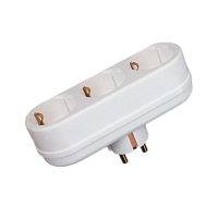 Разветвитель Toker 3L 3р.С/З белый (1/60)