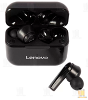 Наушники внутриканальные Lenovo QT82 bluetooth 5.0 с микр. черный
