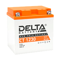 Аккумулятор для мототехники Delta CT 1230 12V 30Ah (1/2) 
