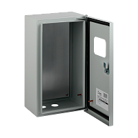 Щит с монтажной панелью ЭРА SIMPLE ЩМПг (окно)-01 IP54 (410x220x175)