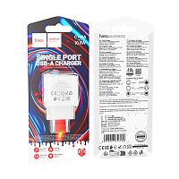 Сетевое З/У HOCO C109A 1USB 10.5W белый (1/36/216)
