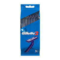 Бритва одноразовая Gillette 2 лезвия 5шт. (1/24)
