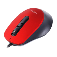 Мышь проводная Smartbuy 265 ONE классическая USB бесшумная красный (1/40) 
