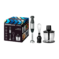 Блендерный набор Ergolux ELX-BS02-C72 700W 2 скорости (блендер, миксер, чоппер) черный (1/8)