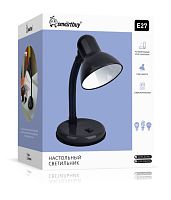 Светильник настольный Smartbuy E27 на основании черный