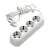 Удлинитель Makel 4р.С/З 16A 3.0м 3x1мм² IP20 белый MGP153 (1/12)