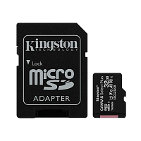 Карта памяти microSD Kingston Canvas Select Plus 32GB Class10 UHS-I (U1) с адаптером