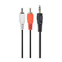 Кабель Cablexpert CCA-458 Jack 3.5mm (m)-2xRCA (m) 1.5м черный
