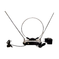 ТВ-Антенна комнатная Вектор AR-028 активная с питанием с усилителем DVB-T/T2 (1/20)