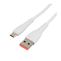 Кабель GoPower GP07M USB (m)-microUSB (m) 1.0м 2.4A силикон белый (1/200/800)