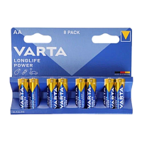 Батарейка Varta LONGLIFE POWER (HIGH ENERGY) LR6 AA BL8 Alkaline 1.5V (4906) (8/160)